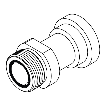 Tompkins Hydraulic Fitting, Flange12MORFS-16FL C62 NO BRAZE FF6842-12-16